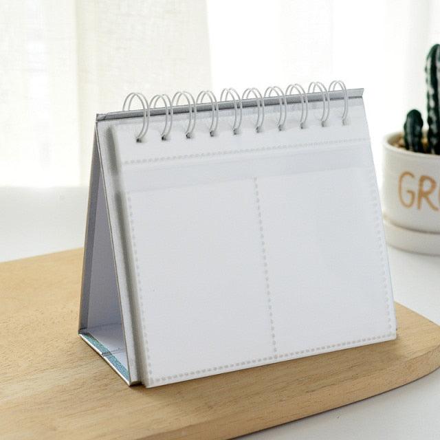New Desktop Mini  Standing Polaroid Photo Album Scrapbooking Photocards album for cards stamps Photo Frame Instar Tabletop Flip Calendar Photo Album Gifts For Everyone Stevvex