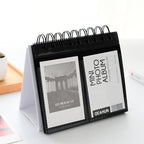 New Desktop Mini  Standing Polaroid Photo Album Scrapbooking Photocards album for cards stamps Photo Frame Instar Tabletop Flip Calendar Photo Album Gifts For Everyone Stevvex