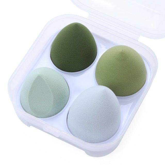 New Different Sizes Makeup Sponge Cosmetic Puff Sponge Powder Blush Beauty Tools With Storage Box Luxury Soft Design For Womens Stevvex
