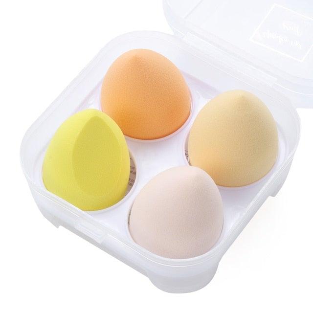 New Different Sizes Makeup Sponge Cosmetic Puff Sponge Powder Blush Beauty Tools With Storage Box Luxury Soft Design For Womens Stevvex