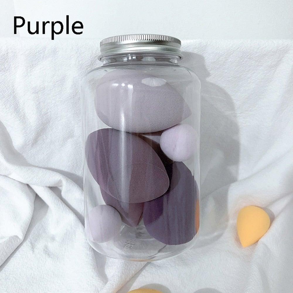 New Different Sizes Makeup Sponge Cosmetic Puff Sponge Powder Blush Beauty Tools With Storage Box Luxury Soft Design For Womens Stevvex