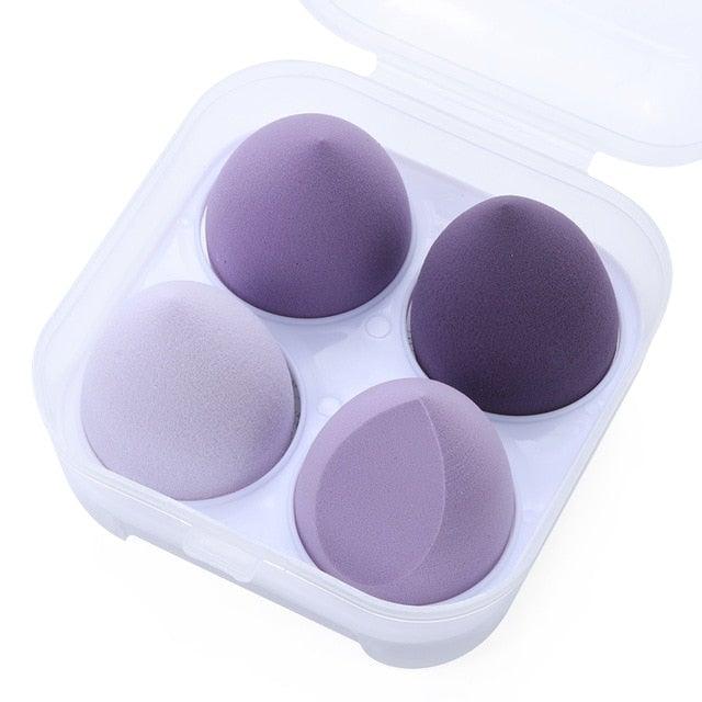 New Different Sizes Makeup Sponge Cosmetic Puff Sponge Powder Blush Beauty Tools With Storage Box Luxury Soft Design For Womens Stevvex