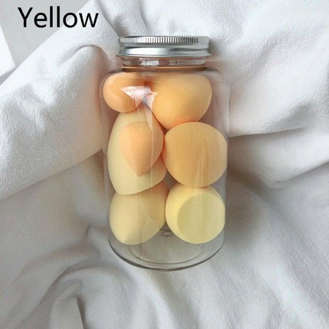 New Different Sizes Makeup Sponge Cosmetic Puff Sponge Powder Blush Beauty Tools With Storage Box Luxury Soft Design For Womens Stevvex