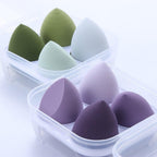 New Different Sizes Makeup Sponge Cosmetic Puff Sponge Powder Blush Beauty Tools With Storage Box Luxury Soft Design For Womens Stevvex