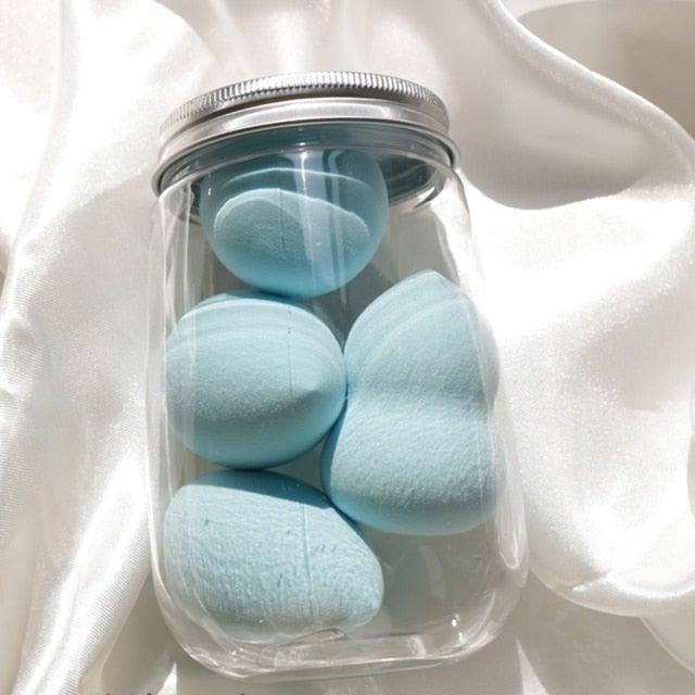 New Different Sizes Makeup Sponge Cosmetic Puff Sponge Powder Blush Beauty Tools With Storage Box Luxury Soft Design For Womens Stevvex