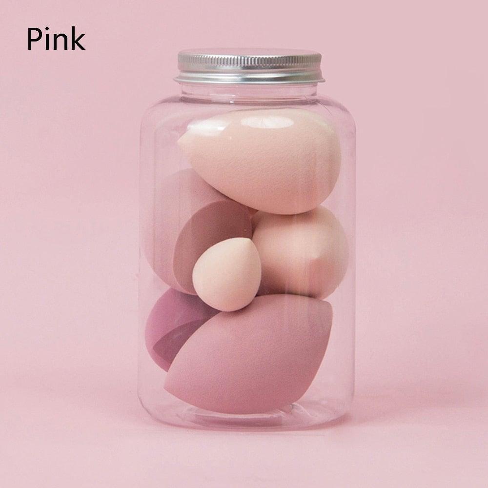 New Different Sizes Makeup Sponge Cosmetic Puff Sponge Powder Blush Beauty Tools With Storage Box Luxury Soft Design For Womens Stevvex