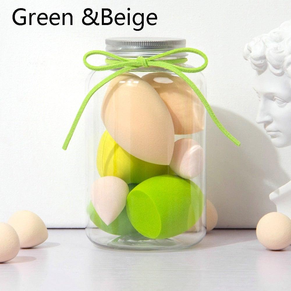 New Different Sizes Makeup Sponge Cosmetic Puff Sponge Powder Blush Beauty Tools With Storage Box Luxury Soft Design For Womens Stevvex