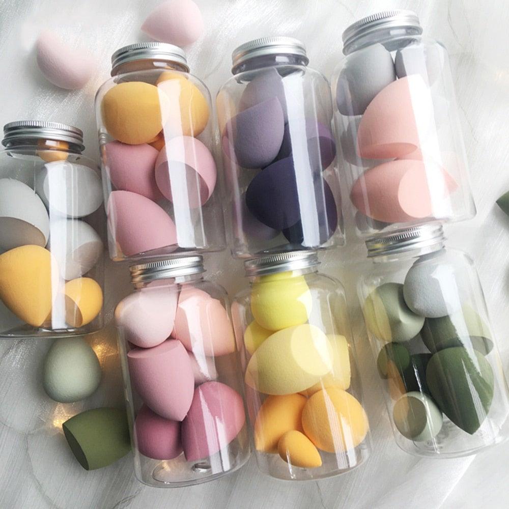 New Different Sizes Makeup Sponge Cosmetic Puff Sponge Powder Blush Beauty Tools With Storage Box Luxury Soft Design For Womens Stevvex