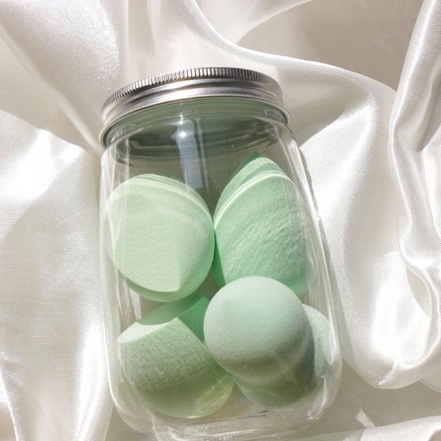 New Different Sizes Makeup Sponge Cosmetic Puff Sponge Powder Blush Beauty Tools With Storage Box Luxury Soft Design For Womens Stevvex