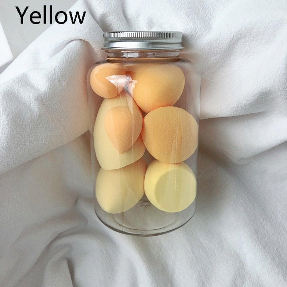 New Different Sizes Makeup Sponge Cosmetic Puff Sponge Powder Blush Beauty Tools With Storage Box Luxury Soft Design For Womens Stevvex