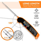New Digital Kitchen Food Thermometer For Meat Water Milk Cooking Food Probe BBQ Electronic Oven Thermometer Food Thermometer Waterproof Probe With Backlit Sensing Kitchen Cooking Food Thermometer For Meat Water Milk Cooking Food BBQ  Kitchen Tools Stevvex