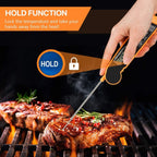 New Digital Kitchen Food Thermometer For Meat Water Milk Cooking Food Probe BBQ Electronic Oven Thermometer Food Thermometer Waterproof Probe With Backlit Sensing Kitchen Cooking Food Thermometer For Meat Water Milk Cooking Food BBQ  Kitchen Tools Stevvex