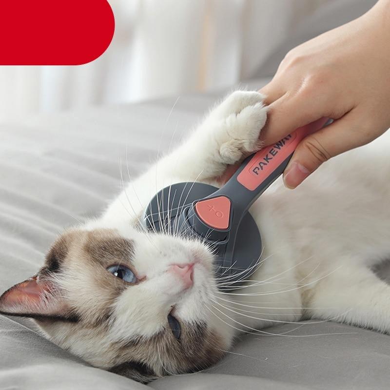 New Dog And Cat Hair Comb Pet Dog Hair Special Needle Comb Cat Hair Cleaner Cleaning and Beauty Products Pet Grooming Brush Effectively Reduces Shedding by Up to 95% Professional Deshedding Tool for Dogs and Cats Stevvex