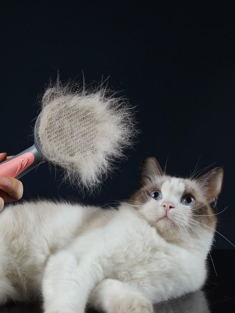 New Dog And Cat Hair Comb Pet Dog Hair Special Needle Comb Cat Hair Cleaner Cleaning and Beauty Products Pet Grooming Brush Effectively Reduces Shedding by Up to 95% Professional Deshedding Tool for Dogs and Cats Stevvex