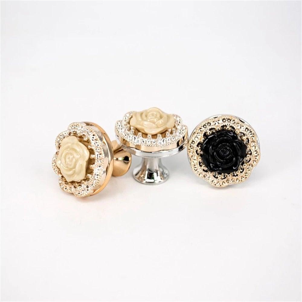 New Door Handles Furniture Handles Coffee Table Handle Cabinets And Drawer Knob Kitchen Furniture Accessories  Cabinet Knobs Flower Drawer Knobs Pull Handles Stevvex