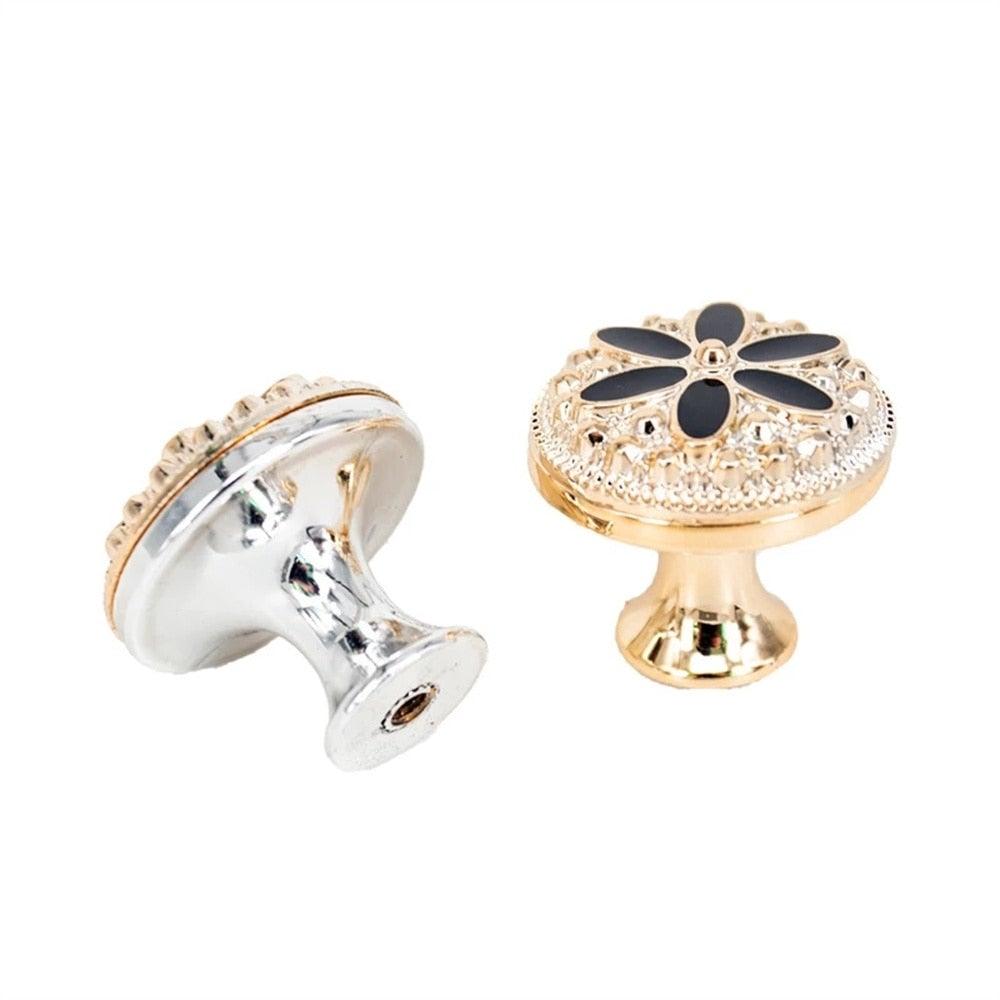 New Door Handles Furniture Handles Coffee Table Handle Cabinets And Drawer Knob Kitchen Furniture Accessories  Cabinet Knobs Flower Drawer Knobs Pull Handles Stevvex