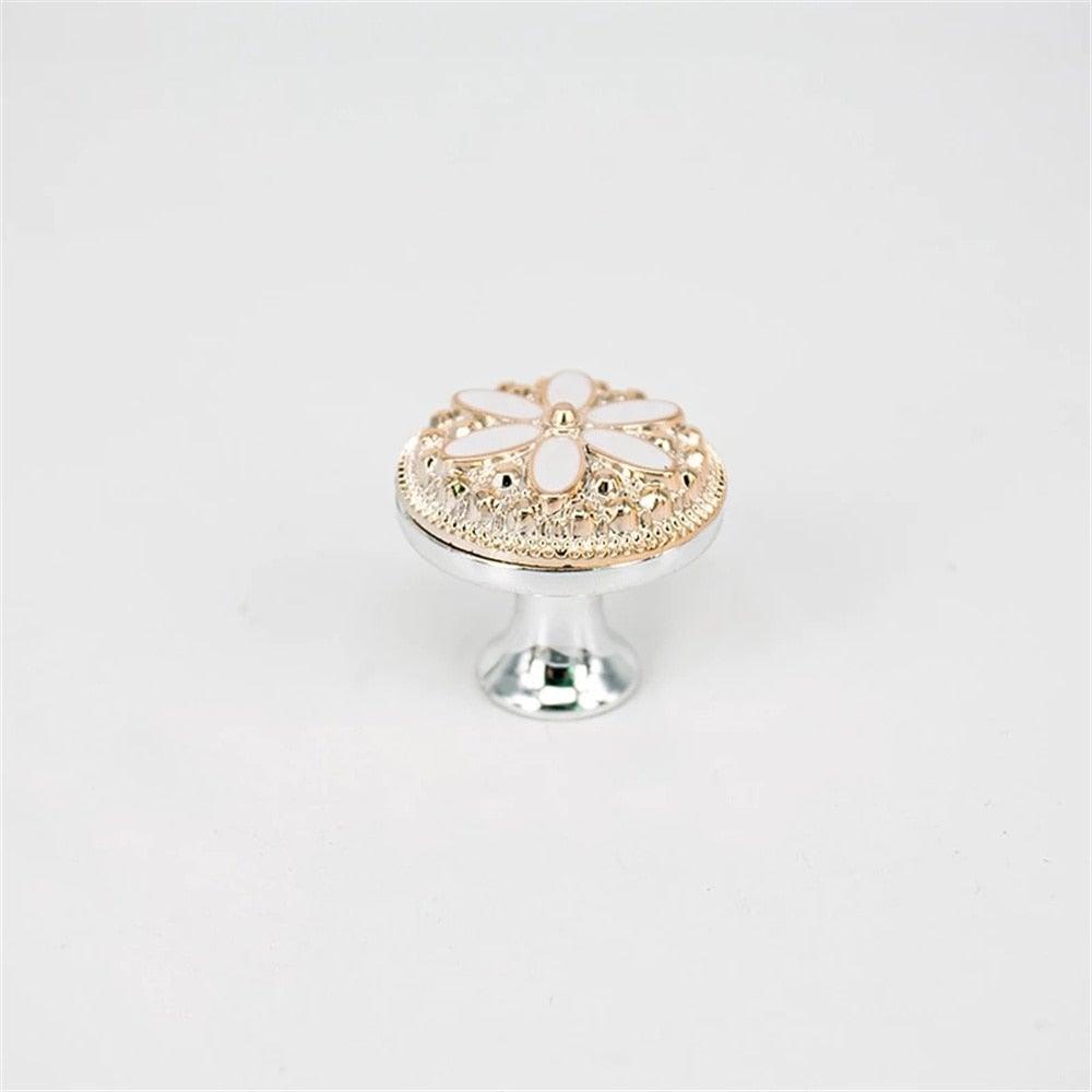 New Door Handles Furniture Handles Coffee Table Handle Cabinets And Drawer Knob Kitchen Furniture Accessories  Cabinet Knobs Flower Drawer Knobs Pull Handles Stevvex