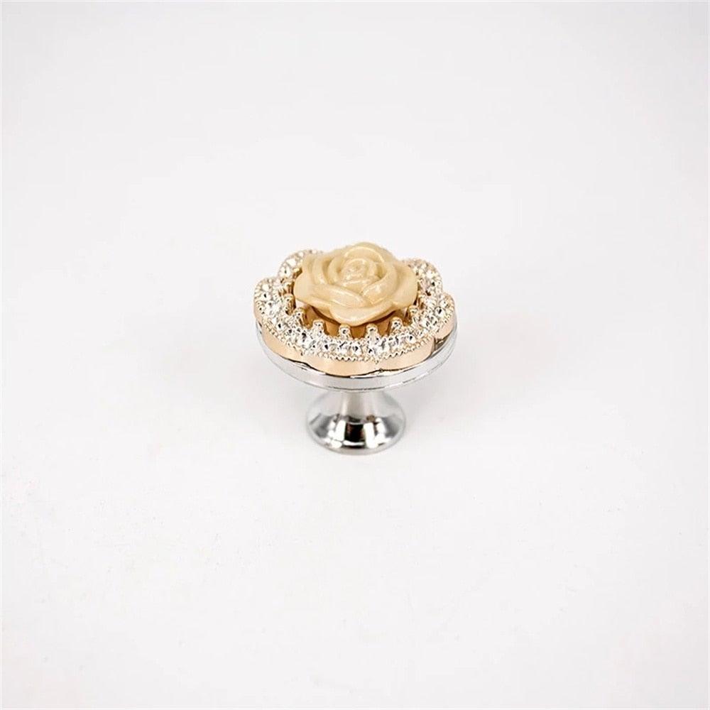 New Door Handles Furniture Handles Coffee Table Handle Cabinets And Drawer Knob Kitchen Furniture Accessories  Cabinet Knobs Flower Drawer Knobs Pull Handles Stevvex