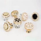 New Door Handles Furniture Handles Coffee Table Handle Cabinets And Drawer Knob Kitchen Furniture Accessories  Cabinet Knobs Flower Drawer Knobs Pull Handles Stevvex