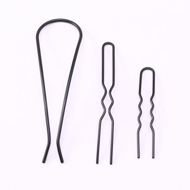 New Double Root Hair Hoop Head Band Adjustable Hair Clips Women Hoop Elastic Rubber Bands Ring Hair Styling Tools Hair Braider For Women Hair Styling Stevvex