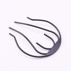 New Double Root Hair Hoop Head Band Adjustable Hair Clips Women Hoop Elastic Rubber Bands Ring Hair Styling Tools Hair Braider For Women Hair Styling Stevvex
