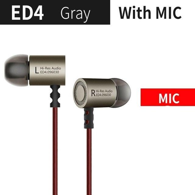 New Earbuds Wireless Soft in-Ear Sleep Earbuds KZ ED4 Metal Earphone Noise Isolating In-ear Music Earbuds with Microphone for Mobile Phone MP3 MP4 ,Wireless in-Ear Sleep Headsets for Snoring - Black Stevvex