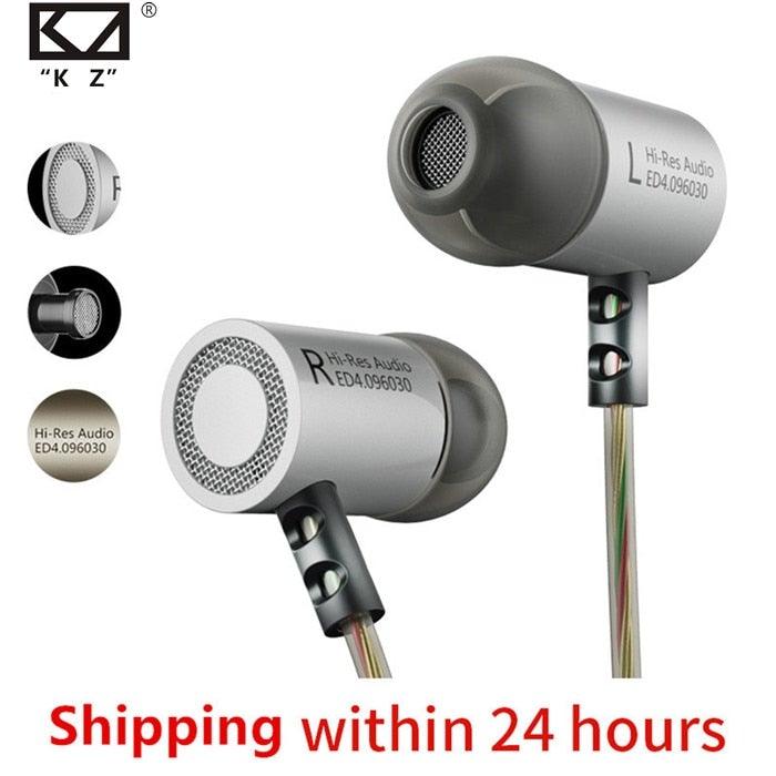 New Earbuds Wireless Soft in-Ear Sleep Earbuds KZ ED4 Metal Earphone Noise Isolating In-ear Music Earbuds with Microphone for Mobile Phone MP3 MP4 ,Wireless in-Ear Sleep Headsets for Snoring - Black Stevvex