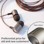 New Earbuds Wireless Soft in-Ear Sleep Earbuds KZ ED4 Metal Earphone Noise Isolating In-ear Music Earbuds with Microphone for Mobile Phone MP3 MP4 ,Wireless in-Ear Sleep Headsets for Snoring - Black Stevvex