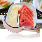 New Eco-Friendly 1pcs Stainless Steel Watermelon Slicer Cutter Knife For Fruit Tools Kitchen Accessories Gadgets Watermelon Spoons Stevvex