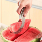 New Eco-Friendly 1pcs Stainless Steel Watermelon Slicer Cutter Knife For Fruit Tools Kitchen Accessories Gadgets Watermelon Spoons Stevvex