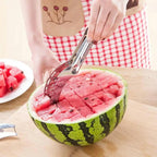 New Eco-Friendly 1pcs Stainless Steel Watermelon Slicer Cutter Knife For Fruit Tools Kitchen Accessories Gadgets Watermelon Spoons Stevvex
