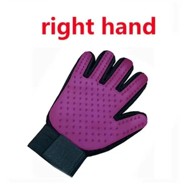 New Efficient Pet Grooming Cleaning Gentle Brush Gloves Pet Hair Remover Gloves Stevvex