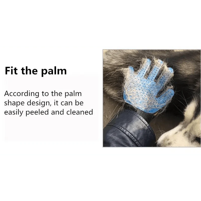 New Efficient Pet Grooming Cleaning Gentle Brush Gloves Pet Hair Remover Gloves Stevvex