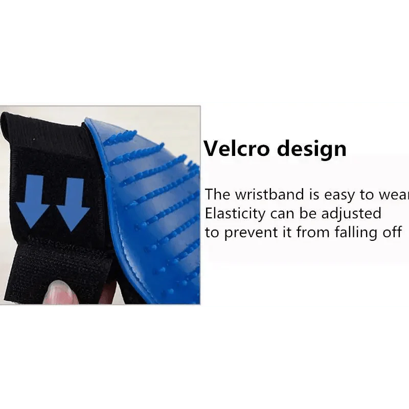 New Efficient Pet Grooming Cleaning Gentle Brush Gloves Pet Hair Remover Gloves Stevvex