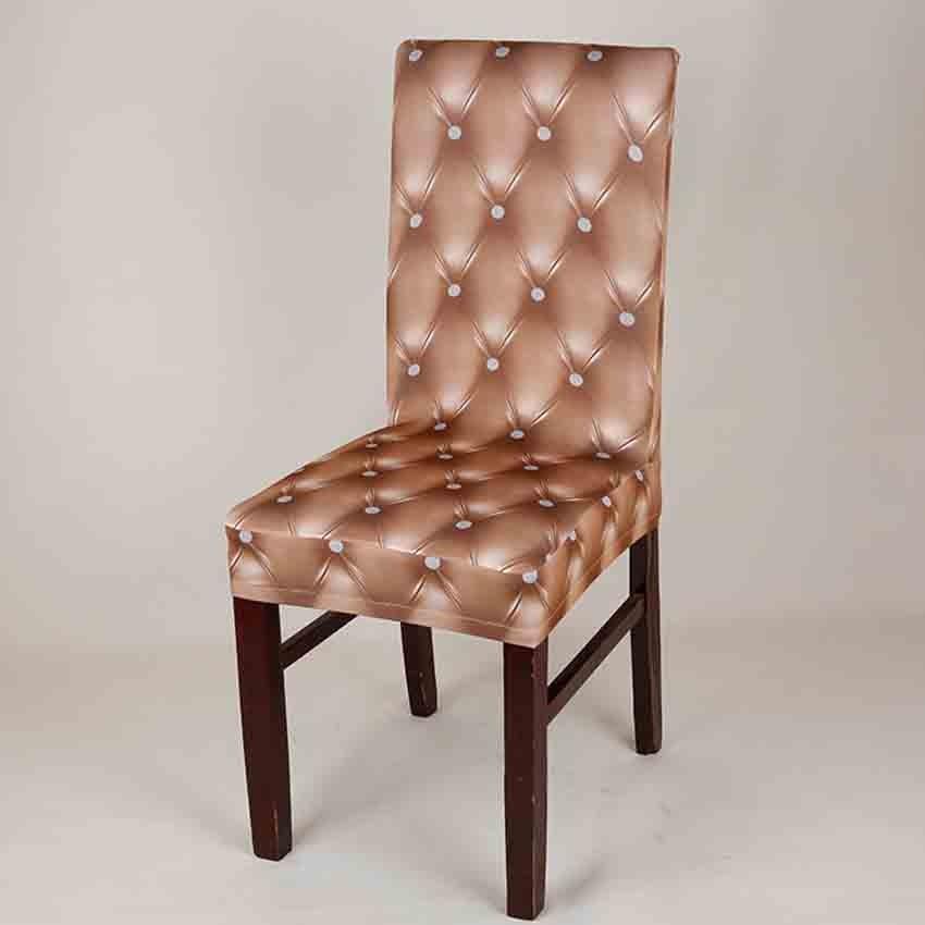 New Elastic Spandex Fibre  Chair Cover For Wedding Banquet Hotel Antifouling Fiber Standard Office European Stretch Spandex Removable Washable Dining Chair Protector Slipcovers for Hotel Dining Room Ceremony Banquet Wedding Party Stevvex
