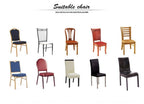 New Elastic Spandex Fibre  Chair Cover For Wedding Banquet Hotel Antifouling Fiber Standard Office European Stretch Spandex Removable Washable Dining Chair Protector Slipcovers for Hotel Dining Room Ceremony Banquet Wedding Party Stevvex