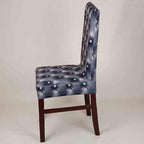 New Elastic Spandex Fibre  Chair Cover For Wedding Banquet Hotel Antifouling Fiber Standard Office European Stretch Spandex Removable Washable Dining Chair Protector Slipcovers for Hotel Dining Room Ceremony Banquet Wedding Party Stevvex