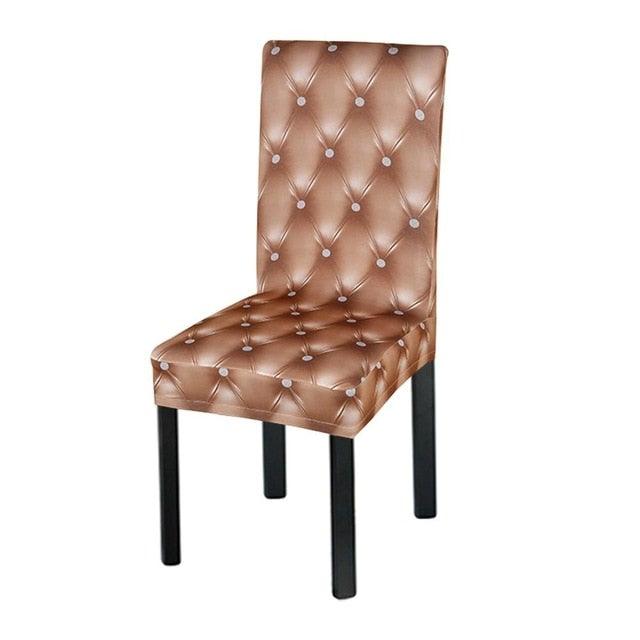 New Elastic Spandex Fibre  Chair Cover For Wedding Banquet Hotel Antifouling Fiber Standard Office European Stretch Spandex Removable Washable Dining Chair Protector Slipcovers for Hotel Dining Room Ceremony Banquet Wedding Party Stevvex