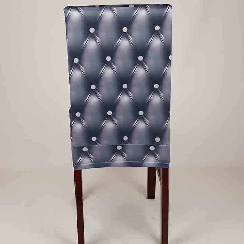 New Elastic Spandex Fibre  Chair Cover For Wedding Banquet Hotel Antifouling Fiber Standard Office European Stretch Spandex Removable Washable Dining Chair Protector Slipcovers for Hotel Dining Room Ceremony Banquet Wedding Party Stevvex