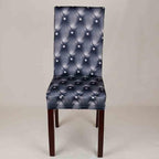 New Elastic Spandex Fibre  Chair Cover For Wedding Banquet Hotel Antifouling Fiber Standard Office European Stretch Spandex Removable Washable Dining Chair Protector Slipcovers for Hotel Dining Room Ceremony Banquet Wedding Party Stevvex