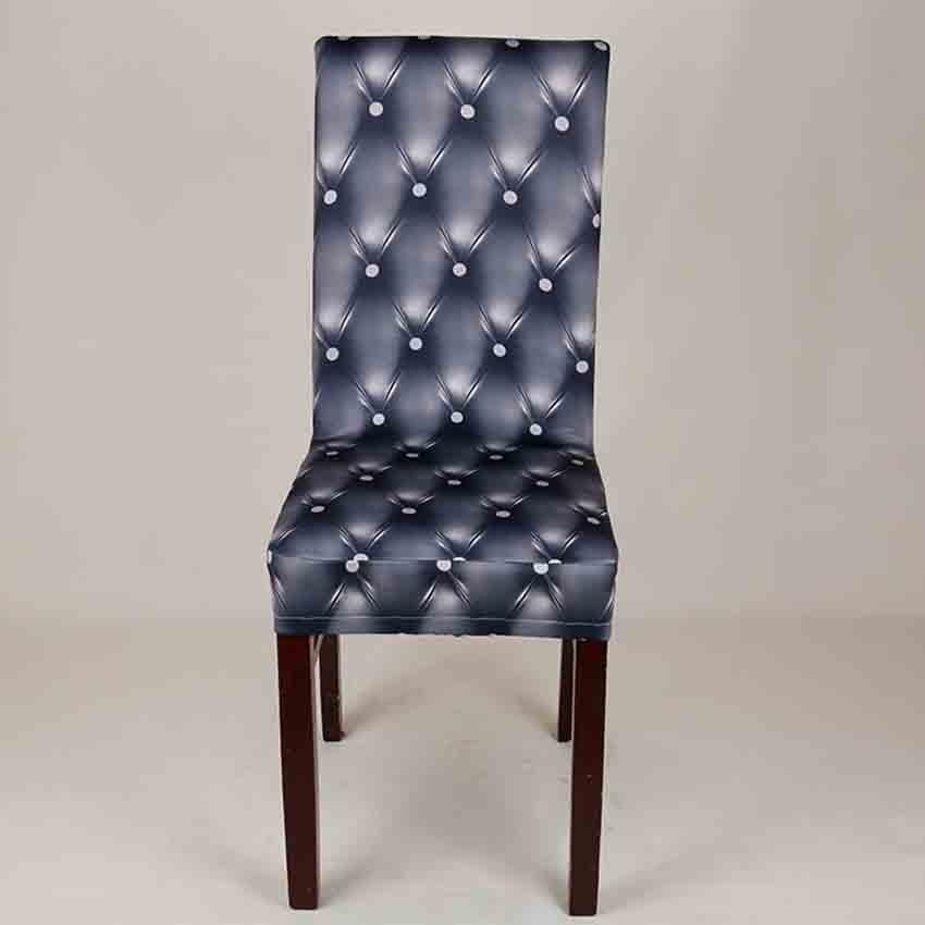 New Elastic Spandex Fibre  Chair Cover For Wedding Banquet Hotel Antifouling Fiber Standard Office European Stretch Spandex Removable Washable Dining Chair Protector Slipcovers for Hotel Dining Room Ceremony Banquet Wedding Party Stevvex