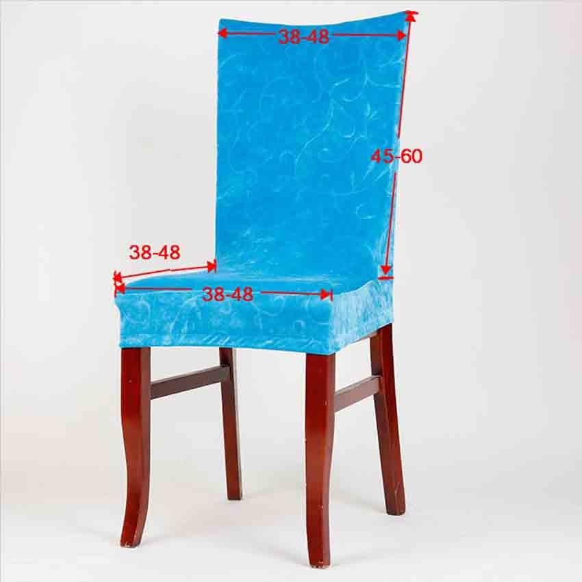 New Elastic Spandex Fibre  Chair Cover For Wedding Banquet Hotel Antifouling Fiber Standard Office European Stretch Spandex Removable Washable Dining Chair Protector Slipcovers for Hotel Dining Room Ceremony Banquet Wedding Party Stevvex