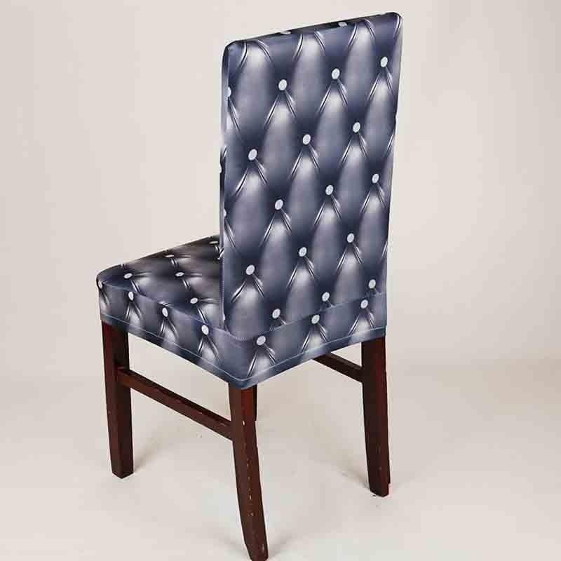 New Elastic Spandex Fibre  Chair Cover For Wedding Banquet Hotel Antifouling Fiber Standard Office European Stretch Spandex Removable Washable Dining Chair Protector Slipcovers for Hotel Dining Room Ceremony Banquet Wedding Party Stevvex