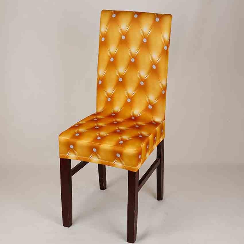 New Elastic Spandex Fibre  Chair Cover For Wedding Banquet Hotel Antifouling Fiber Standard Office European Stretch Spandex Removable Washable Dining Chair Protector Slipcovers for Hotel Dining Room Ceremony Banquet Wedding Party Stevvex