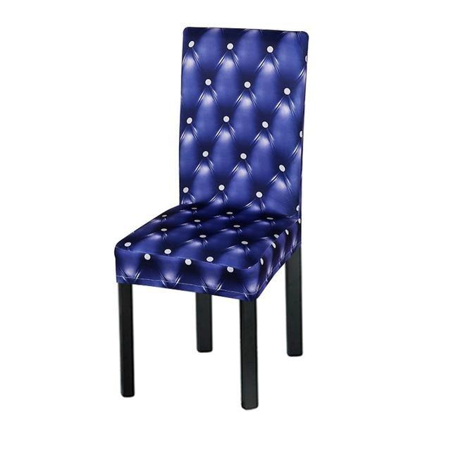 New Elastic Spandex Fibre  Chair Cover For Wedding Banquet Hotel Antifouling Fiber Standard Office European Stretch Spandex Removable Washable Dining Chair Protector Slipcovers for Hotel Dining Room Ceremony Banquet Wedding Party Stevvex