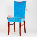 New Elastic Spandex Fibre  Chair Cover For Wedding Banquet Hotel Antifouling Fiber Standard Office European Stretch Spandex Removable Washable Dining Chair Protector Slipcovers for Hotel Dining Room Ceremony Banquet Wedding Party Stevvex