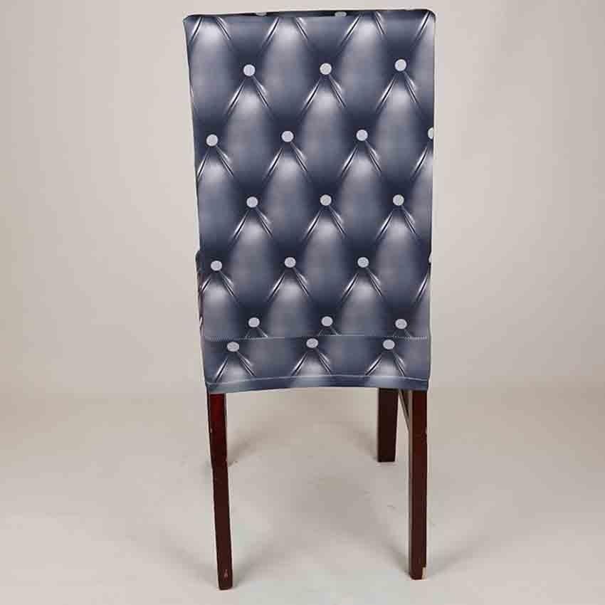 New Elastic Spandex Fibre  Chair Cover For Wedding Banquet Hotel Antifouling Fiber Standard Office European Stretch Spandex Removable Washable Dining Chair Protector Slipcovers for Hotel Dining Room Ceremony Banquet Wedding Party Stevvex
