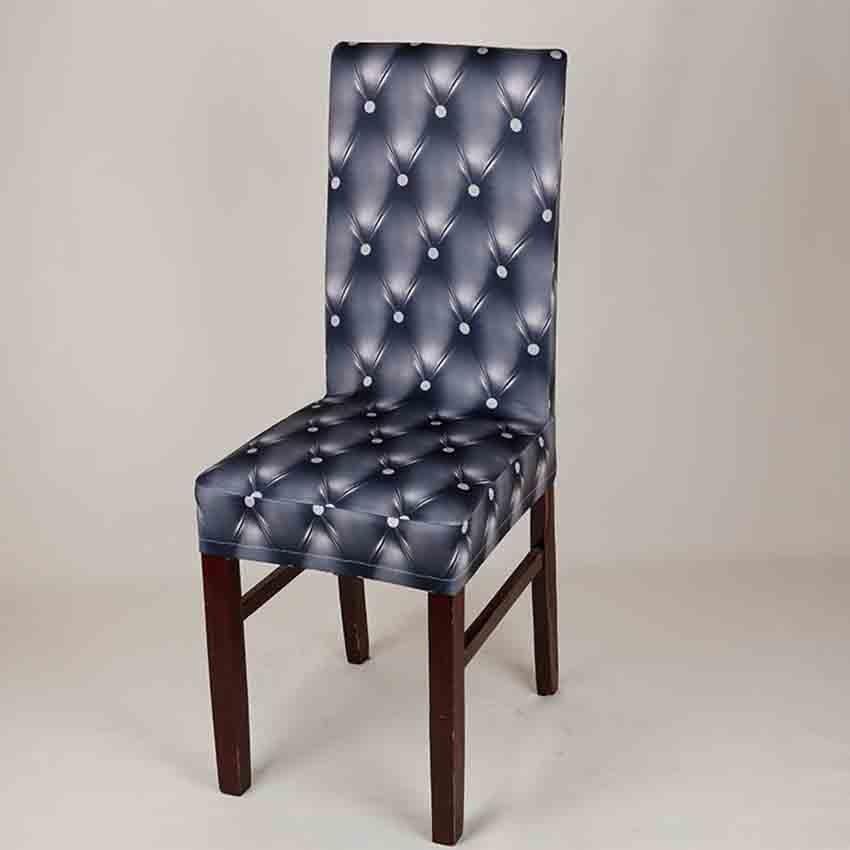 New Elastic Spandex Fibre  Chair Cover For Wedding Banquet Hotel Antifouling Fiber Standard Office European Stretch Spandex Removable Washable Dining Chair Protector Slipcovers for Hotel Dining Room Ceremony Banquet Wedding Party Stevvex