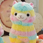 New Elegance 25cm Colorful Alpaca Plush Doll Baby Cute Animal Doll Soft Cotton stuffed doll Home Soft Toys Sleeping Mate Stuffed Plush Toys Stevvex