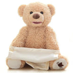 New Elegance 33cm Bear Plush Toys Play  Lovely Stuffed Animals Electric Music Bear Toys For Girls Cute Kids Christmas Birthday Gift Stevvex